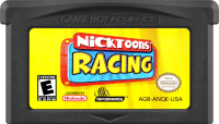 Nicktoons Racing GameBoy Advance US box art